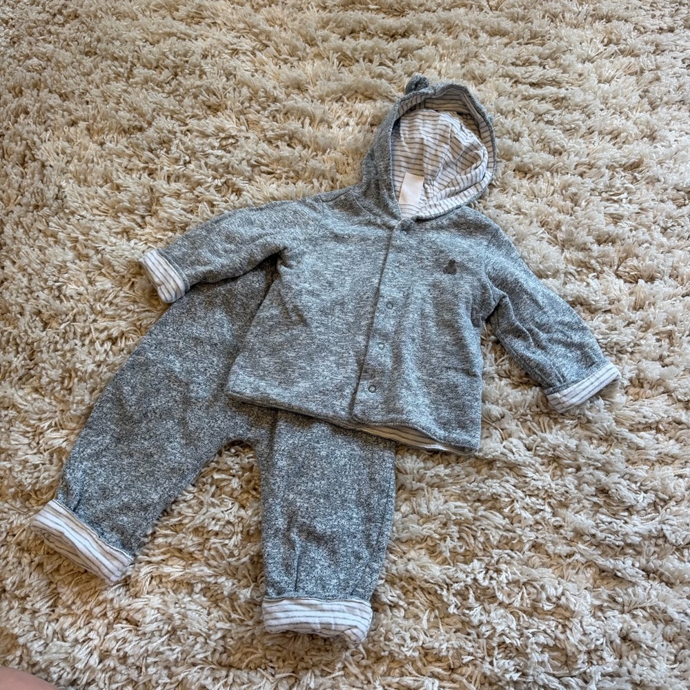 Gap Baby Reversible Sweatpant and Sweatshirt Set